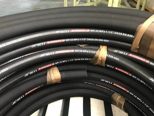 DN32 EN856 4SH Wire Spiral Hydraulic Hose