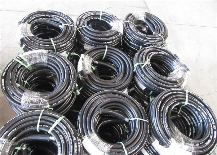 Black EN 857 1SC SAE 100R17 High Pressure Jet Wash Hose