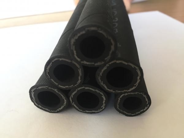 SAE 1SN/2SN/R1/R2 1/4" to 2" Hydraulic Rubber Hose for Industrial Applications with and High Tensile Steel Wire Braid